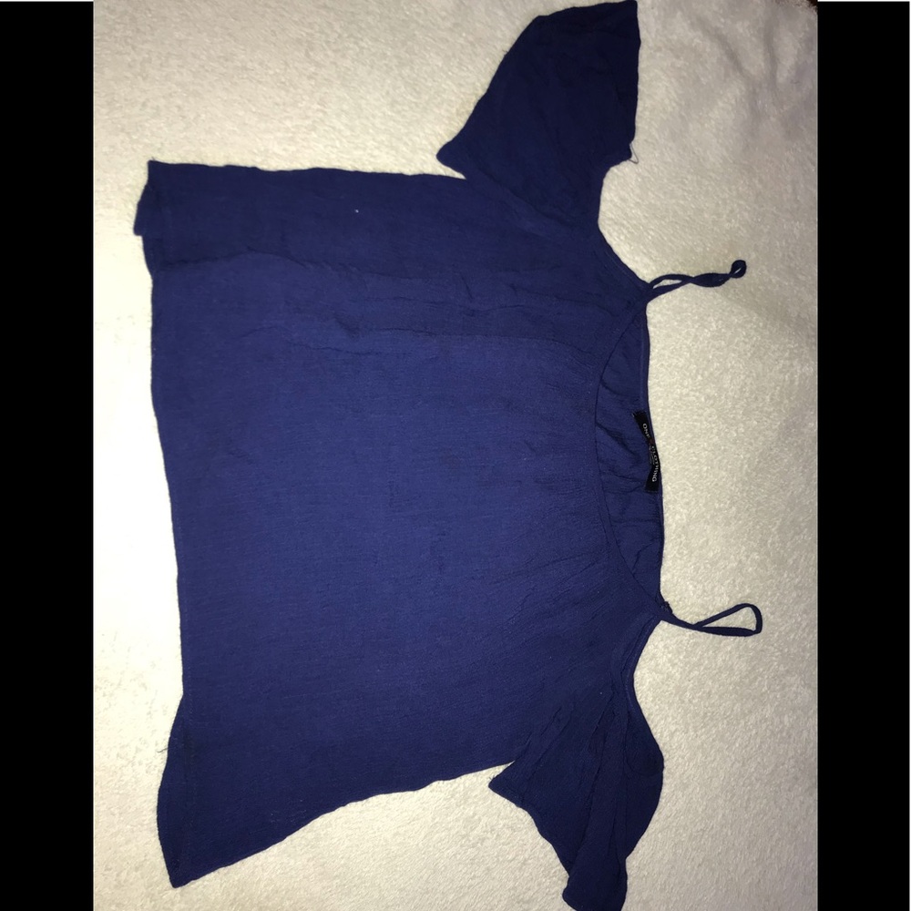 Blue off the Shoulder top